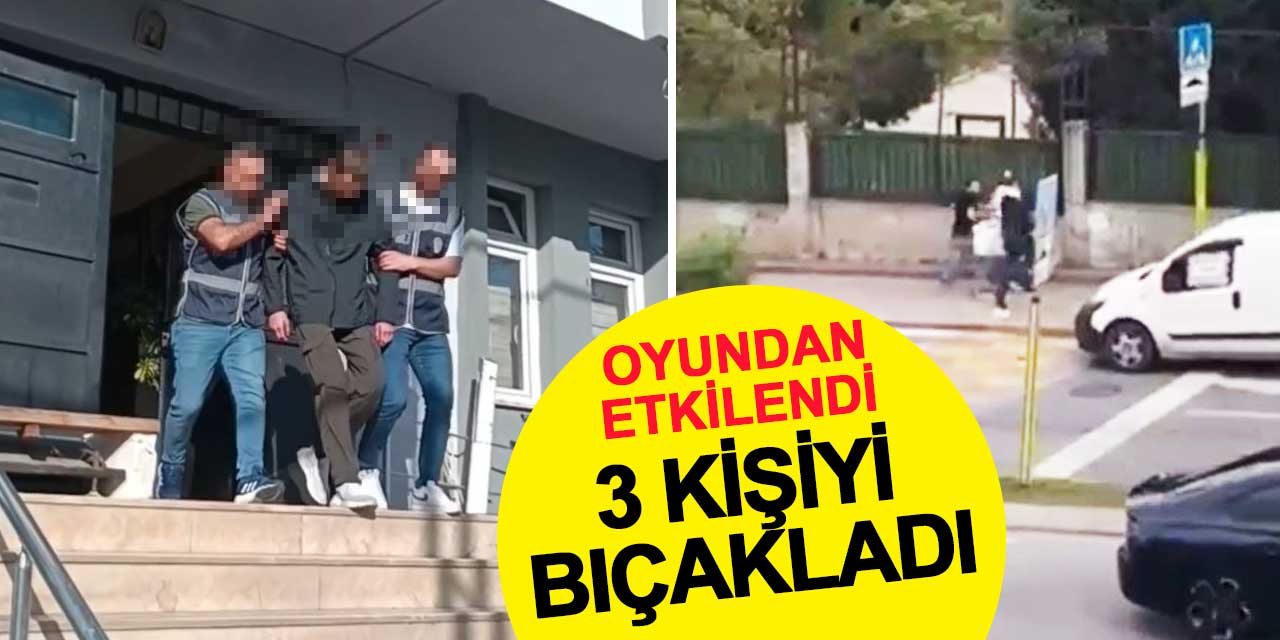 Bilgisayar oyunundan etkilendi, 3 kişiyi bıçakladı