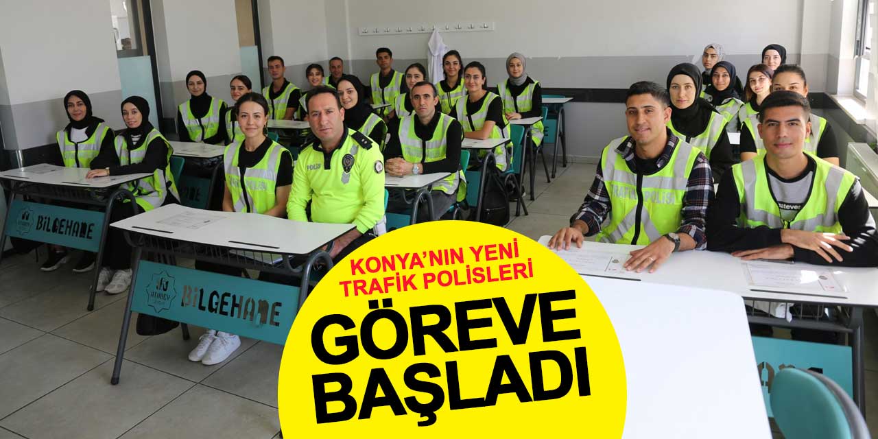 Konya'da 291 Yeni Trafik Polisi Göreve Başladı