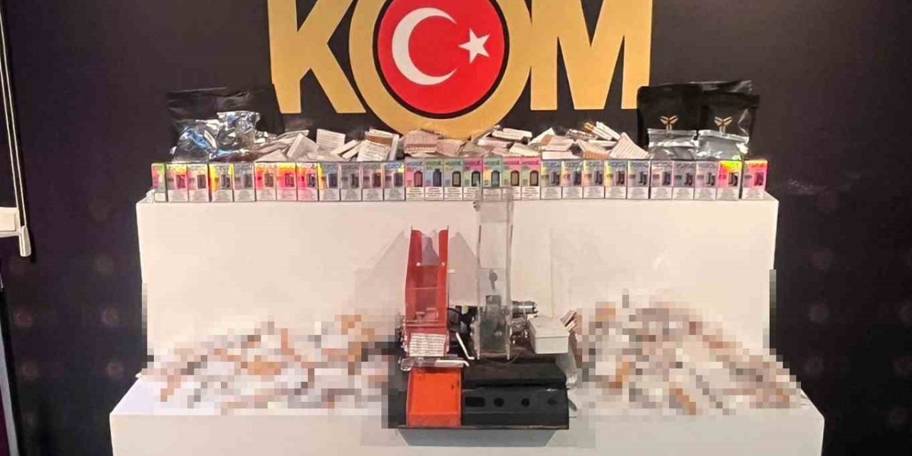 Aksaray'da Kaçak Sigara Deposu Baskını