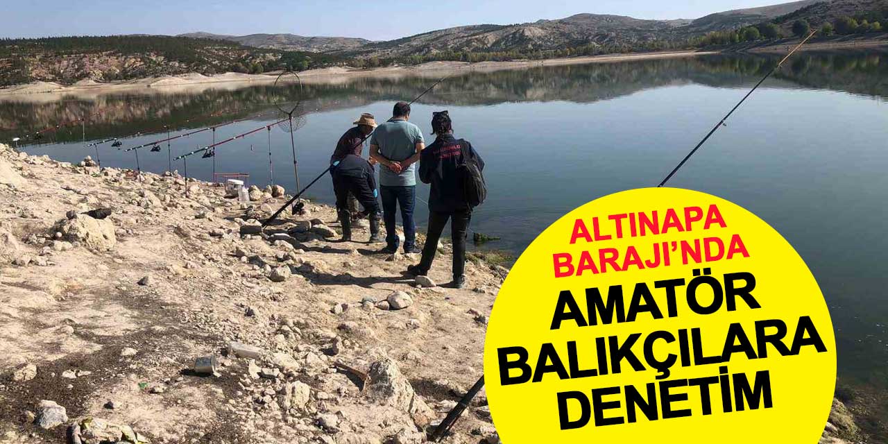 Altınapa'da amatör avlanma denetlendi