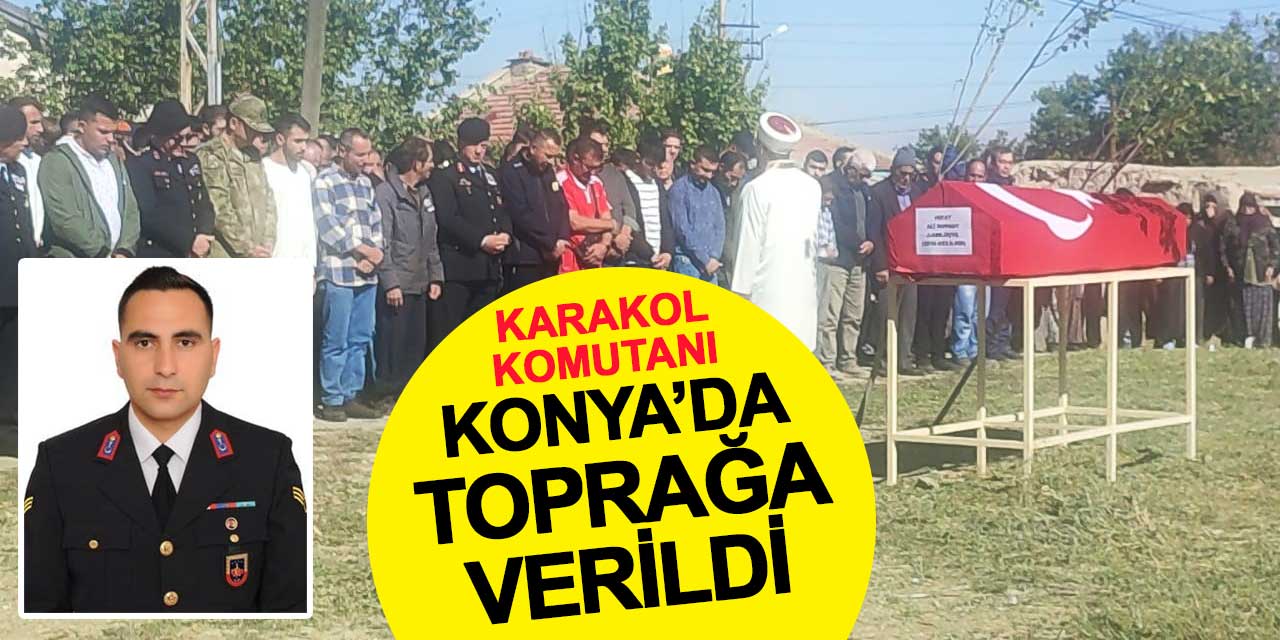Karakol Komutanı Ali Durgut Akşehir'de son yolculuğuna uğurlandı