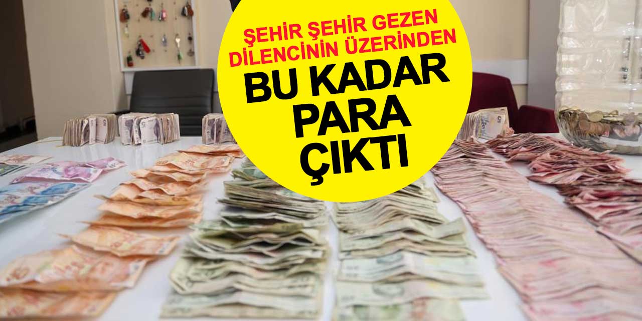 Şehir şehir gezen dilenci Konya'da yakalandı