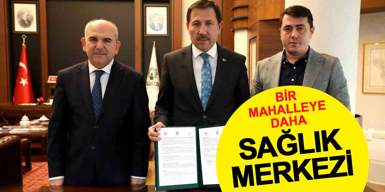 Konya'da Bir Mahalleye Daha Sağlık Merkezi Geliyor