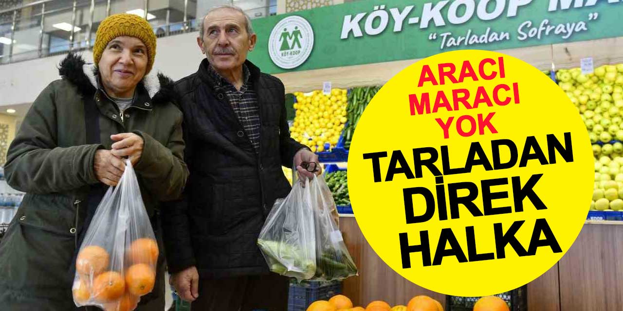 Aracı yok: Tarladan direk markete