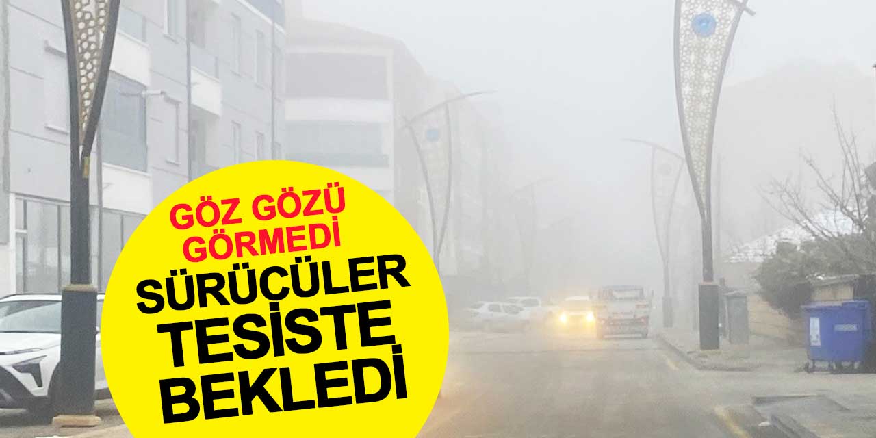 Göz gözü görmedi, sürücüler tesiste bekledi