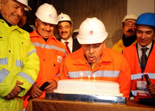 58. yaşına 58 metre aşağıda girdi