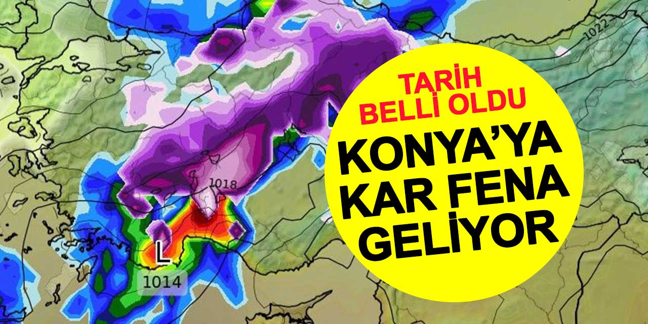 Konya Yine Beyaza Bürünecek
