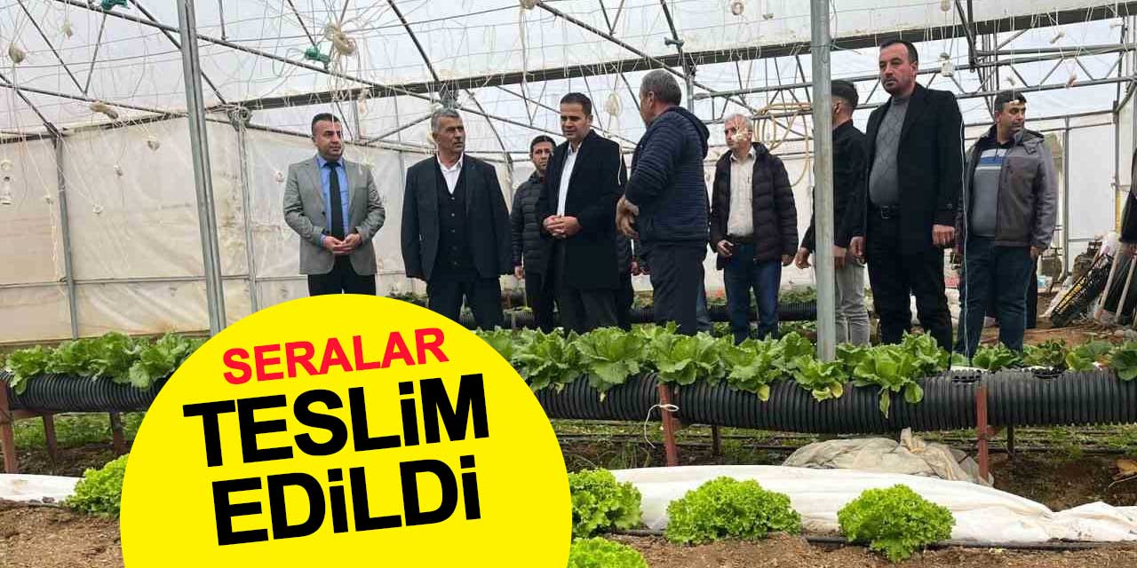 Beyşehir’de yaz seraları üreticilere teslim edildi