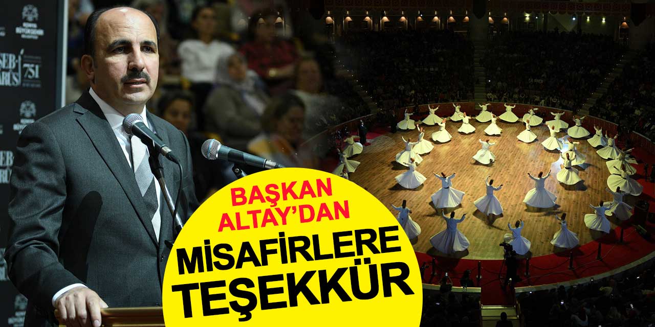 On binlerce Mevlana dostu bir araya geldi