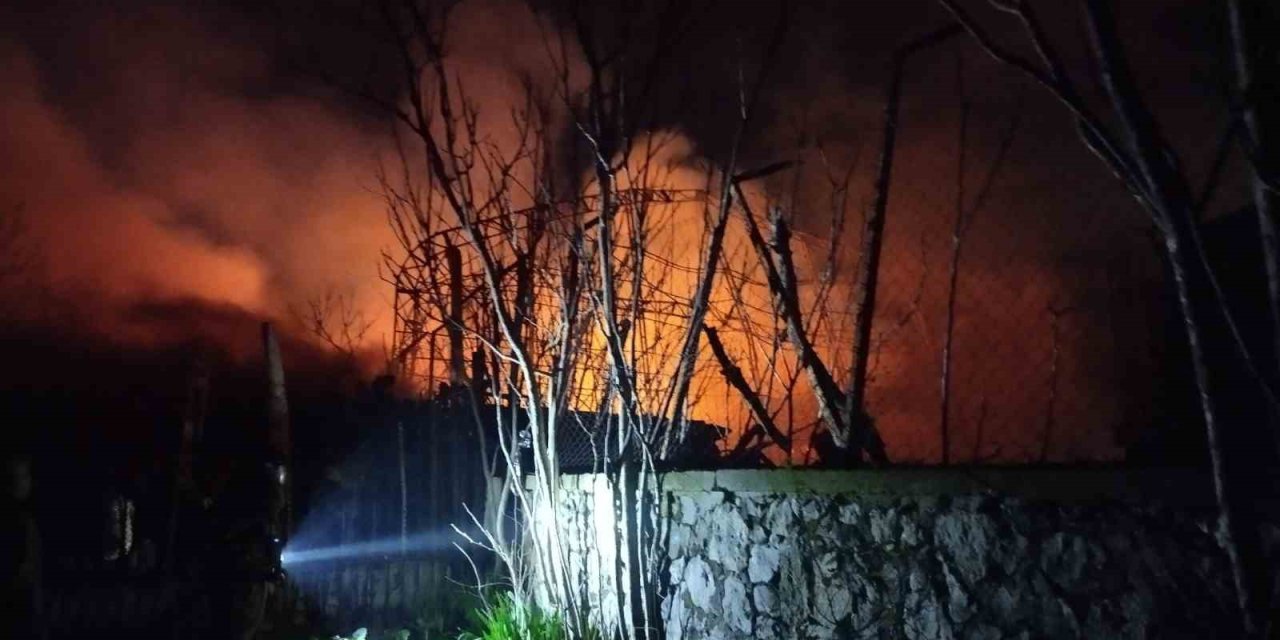 Film platosunda büyük yangın