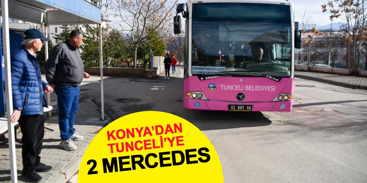 Konya'dan 2 Mercedes