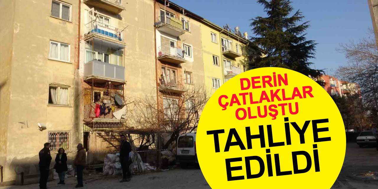 Aydınlıkevler'de 5 katlı apartman tahliye edildi