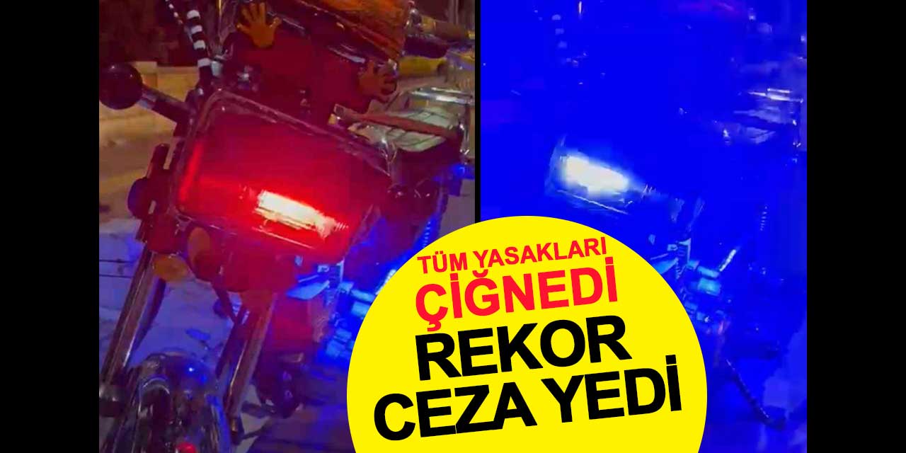 Tüm yasakları çiğnedi, rekor ceza yedi