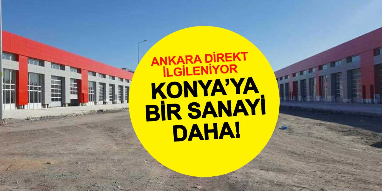 Kooperatif kuruldu Konya'ya yeni sanayi geliyor