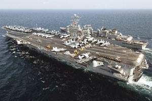 Amerikan savaş gemileri Süveyş'te