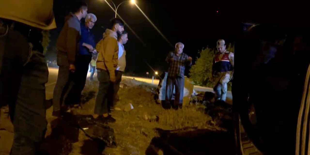 Oğlunun kaza yapmasına kızan baba "adam ol" diyerek sitem etti