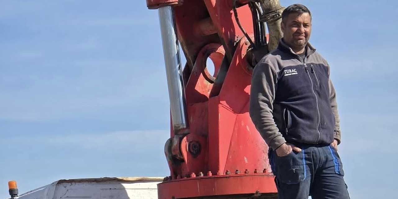 Beton dökerken akıma kapıldı