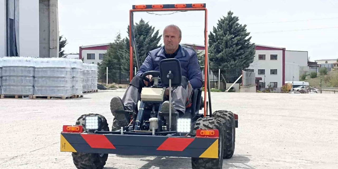 Ankaralı emekli usta kendi imkânlarıyla 3 go-kart aracı üretti
