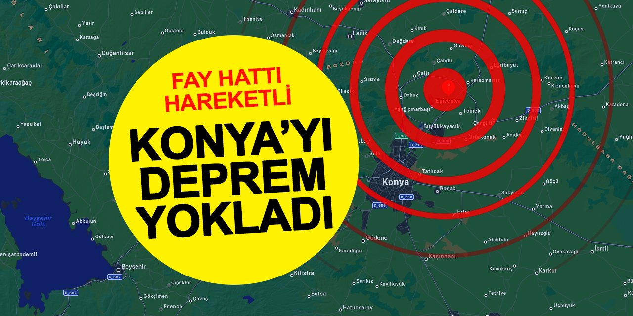 Konya'yı deprem yine yokladı