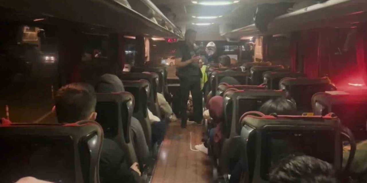 Yolcu gibi binip denetim yaptılar
