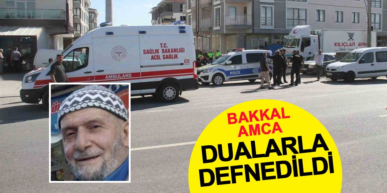 Beton mikserinin altında can veren bakkal amca dualarla defnedildi