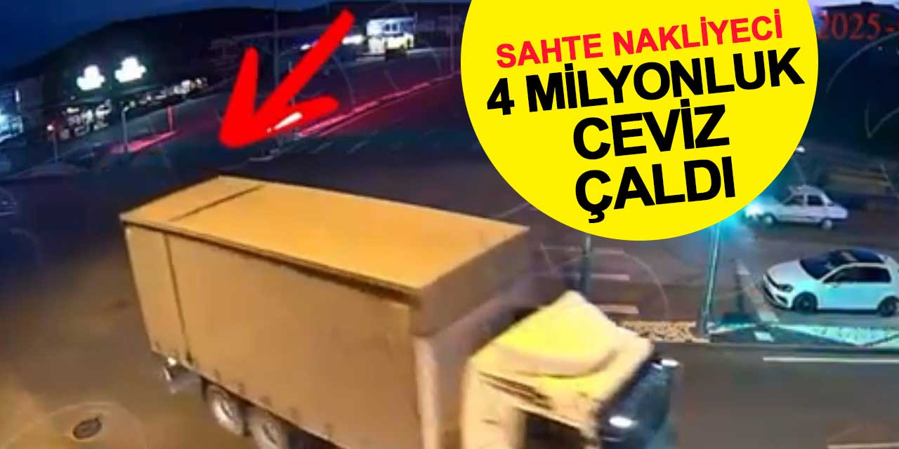 Sahte nakliyeci 4 milyon liralık ceviz çaldı, Aksaray'da yakalandı