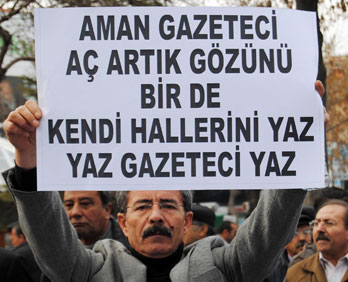 Konya'da da protesto vardı !