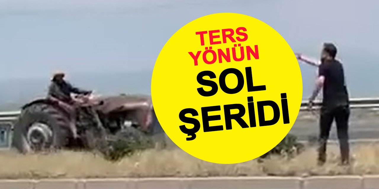 Bıraksan Ankara'ya kadar gidecek: Ters yönün sol şeridi