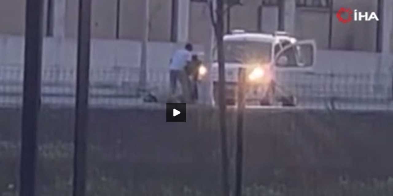Drift atarken arkadaşlarını camdan düşürdüler
