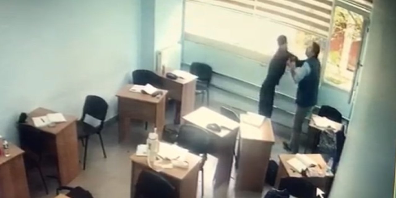 Hırsını alamadı, sınıfa girip öğrenciye saldırdı