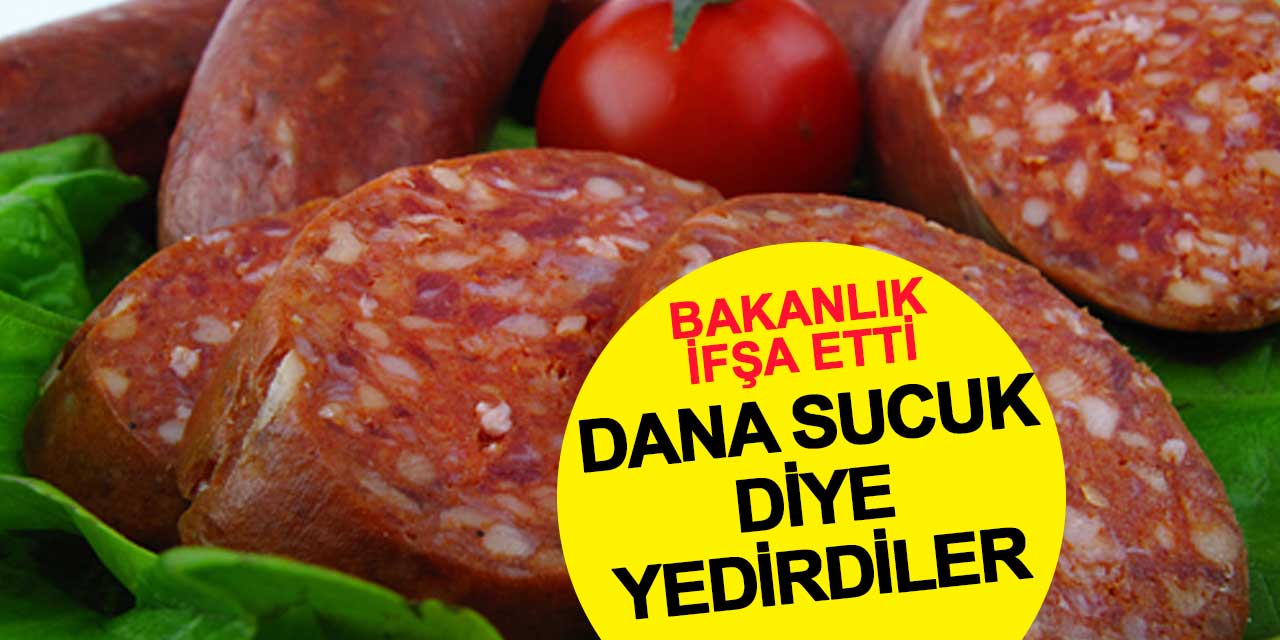 Konya’da 'dana sucuk' diye satılan üründe kanatlı eti çıktı