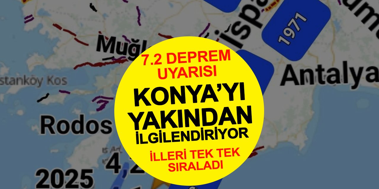Bu uyarı Konya'yı çok yakından ilgilendiriyor! Dibine kadar geliyor