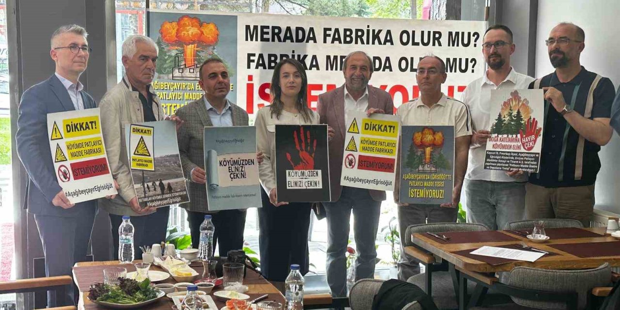 Pınarbaşı’nda Patlayıcı Tesisi Tepkisi