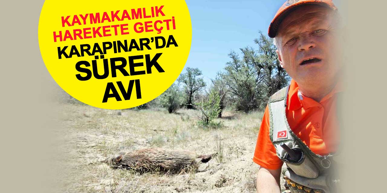 Kaymakamlık harekete geçti, sürek avı düzenlendi