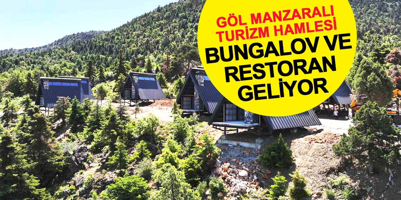 Konya'da Göl Manzaralı Turizm Hamlesi: Bungalov ve Restoran Geliyor