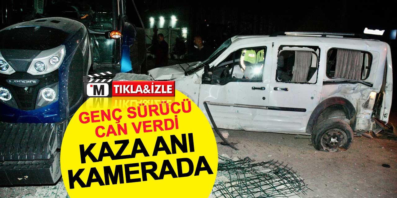 Kontrolden çıkan araç traktöre çarptı: Genç sürücü hayatını kaybetti