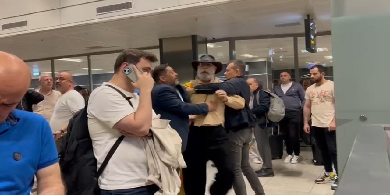 Et Profesörü Cüneyt Asan havalimanında yolcuyla tartıştı