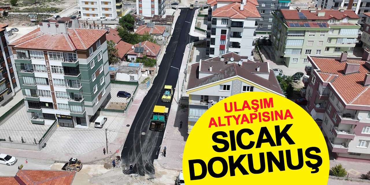 Karatay'da Ulaşım Altyapısına Sıcak Dokunuş