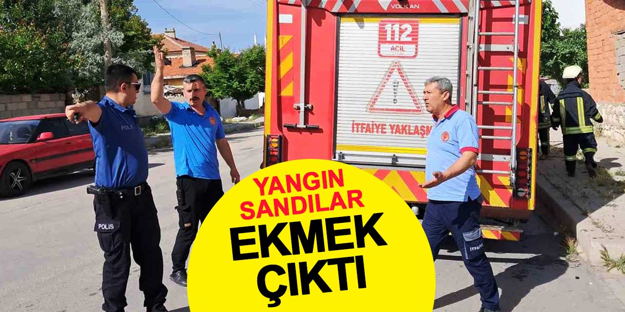 Duman paniği: Yangın sanıldı, ekmek çıktı