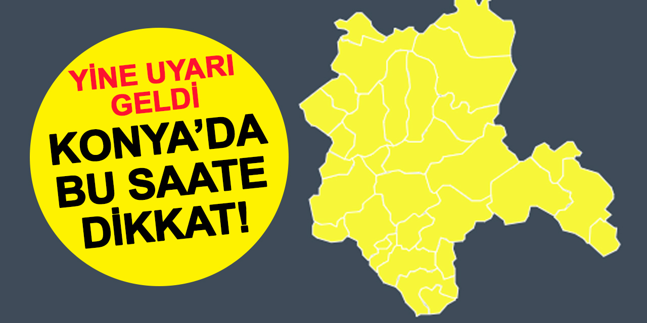 Konya'da 8 saat hayat duracak