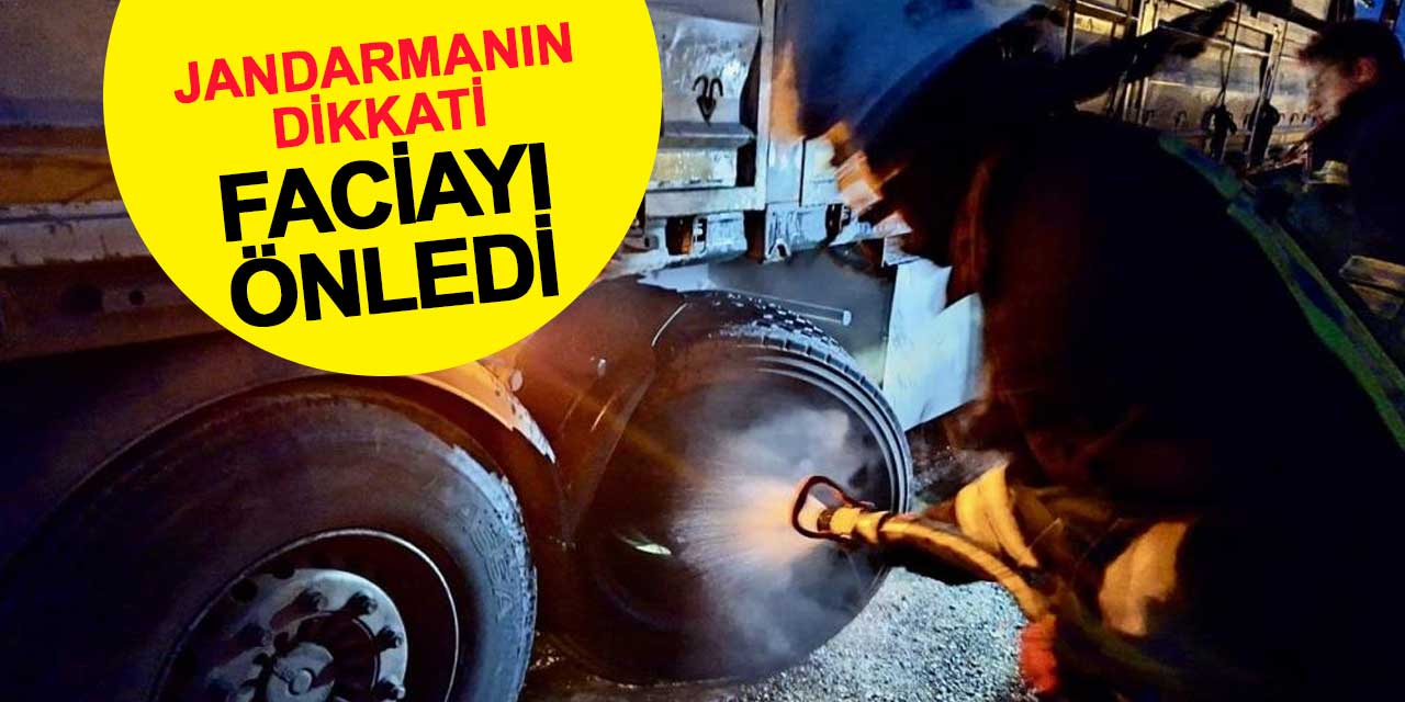 Jandarmanın dikkati olası faciayı önledi