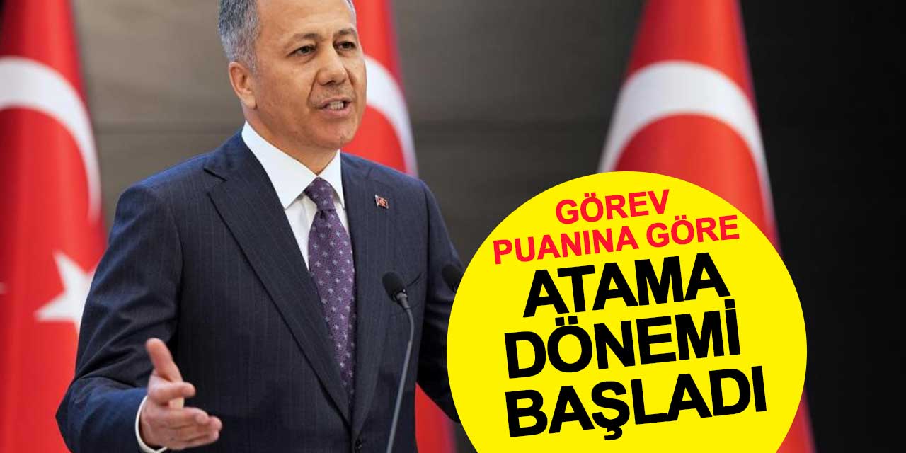 Görev puanına göre atama dönemi başladı