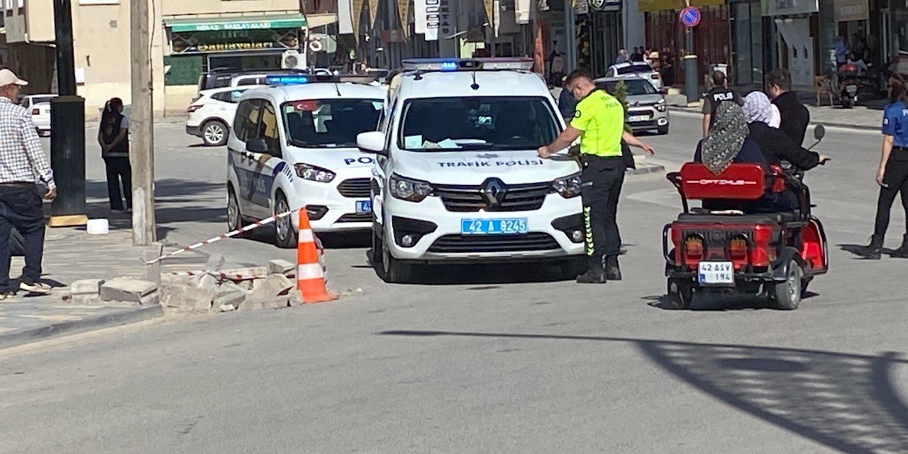 Kulu’da Trafik Ekiplerinden Sıkı Motosiklet Denetimi
