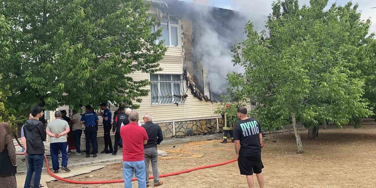 Kulu’da müstakil evde yangın