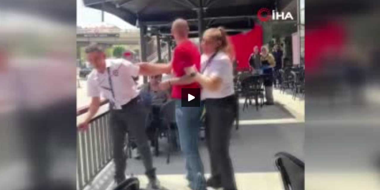 Keçiören’de Starbucks’ta İsrail protestosu: Müşterilere tepki gösterip sandalyeleri fırlattı