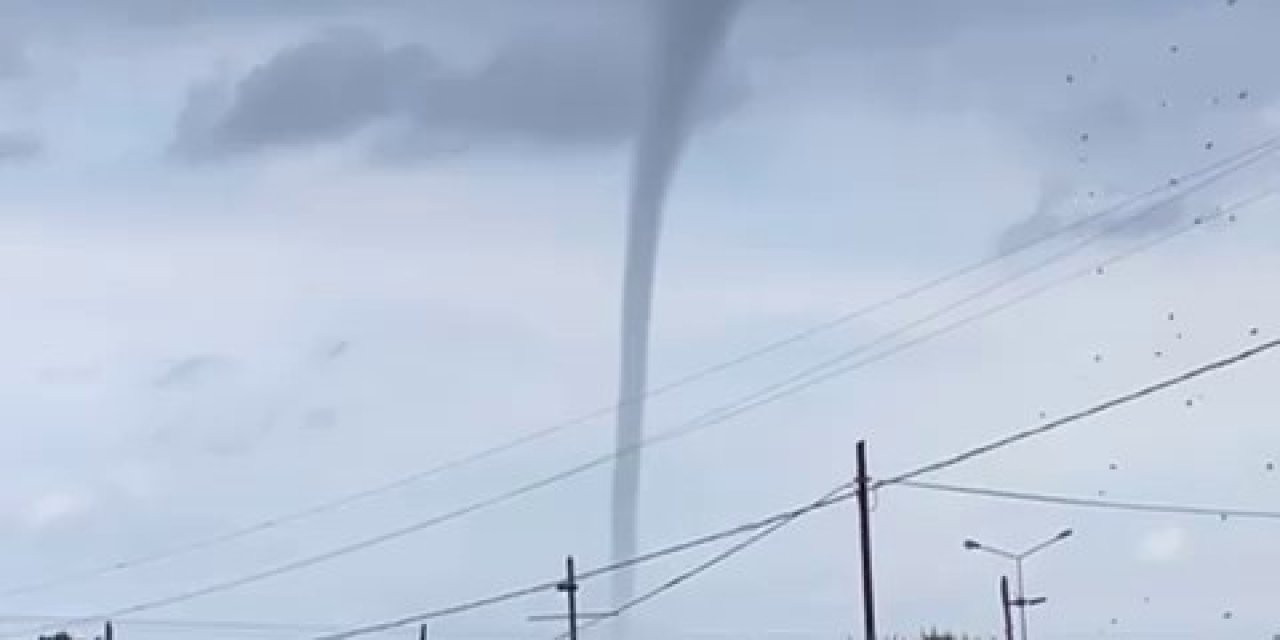 Alanya açıklarında hortum paniği
