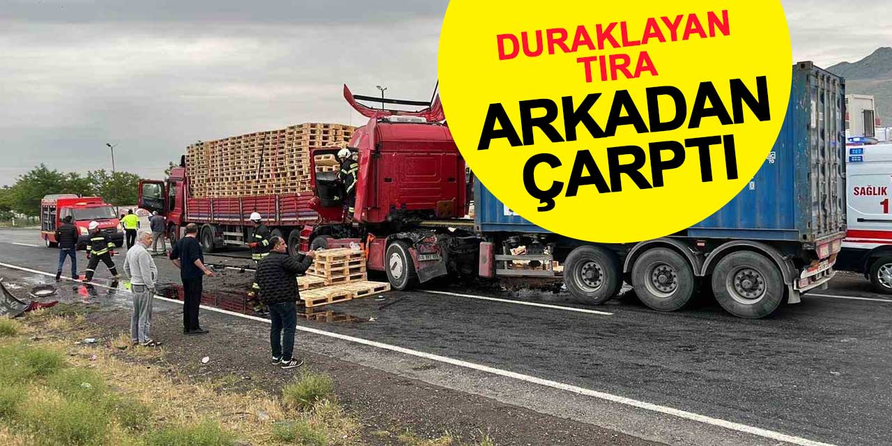 Karapınar'da Tır Kazası: Bir Kişi Yaralandı