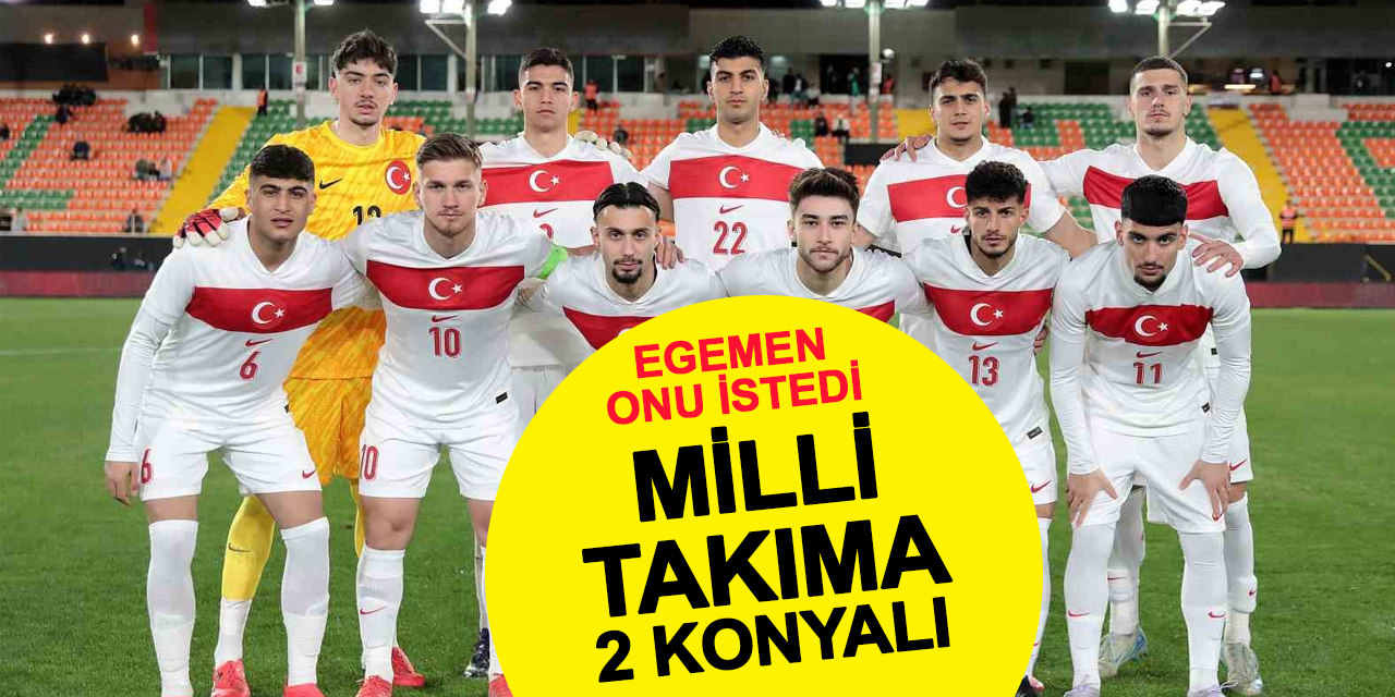 Ümit Milli Takıma 2 Konyalı İsim