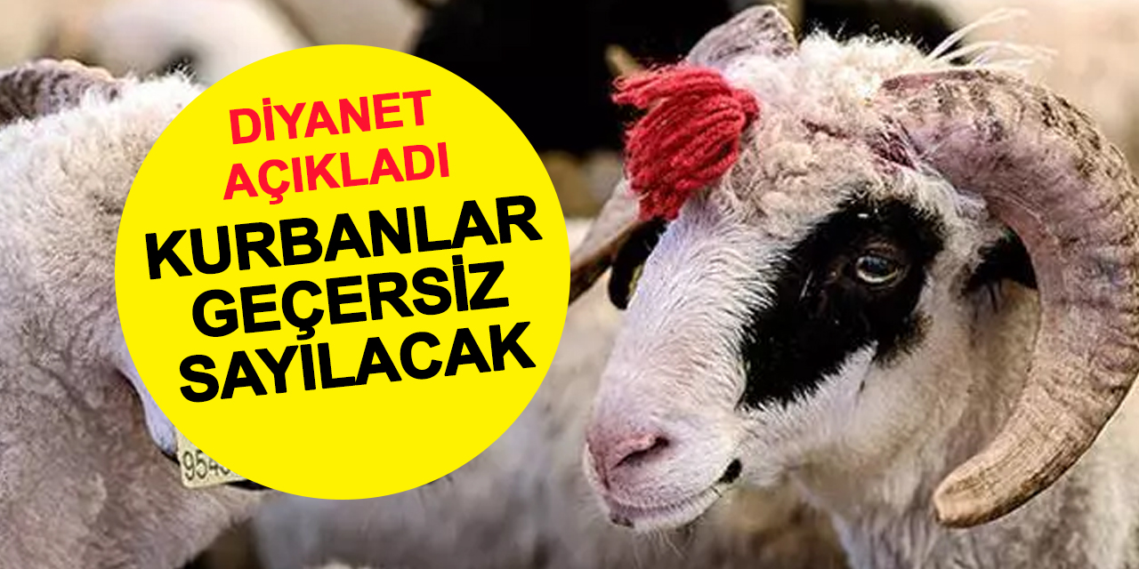Bayramdan önce kurban kesene sevap değil, uyarı var!