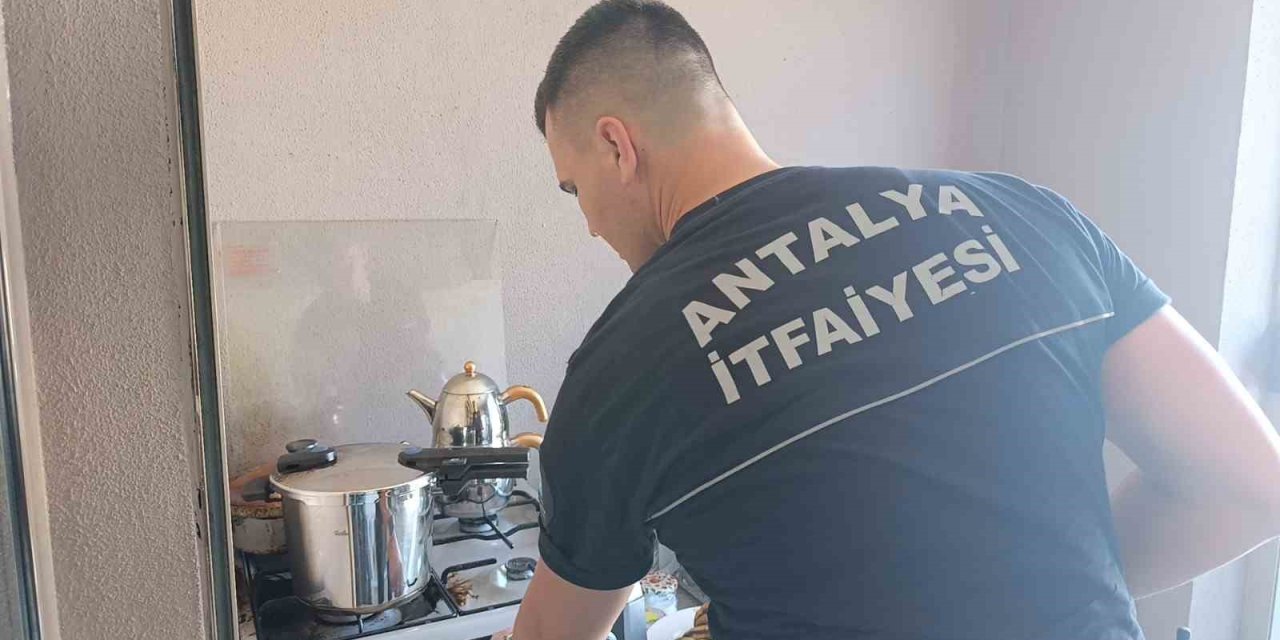Düdüklü tencere itfaiyeyi alarma geçirdi